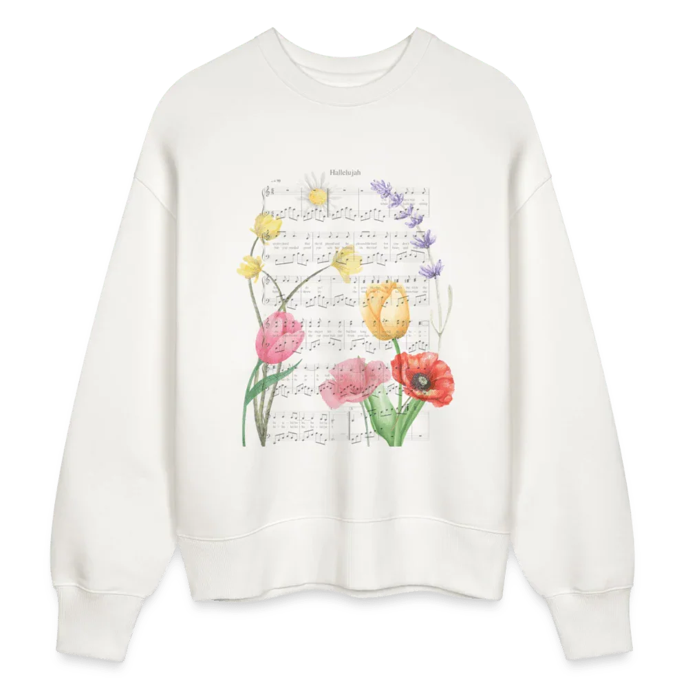 Hallelujah Spring - Organic Pulli - OFF WHITE