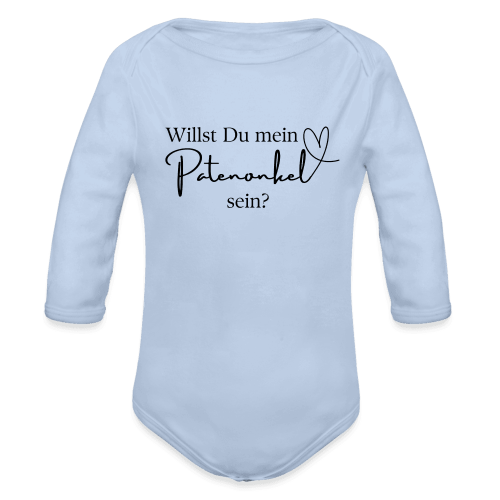 Body in der Farbe Sky - Willst Du mein Patenonkel sein?