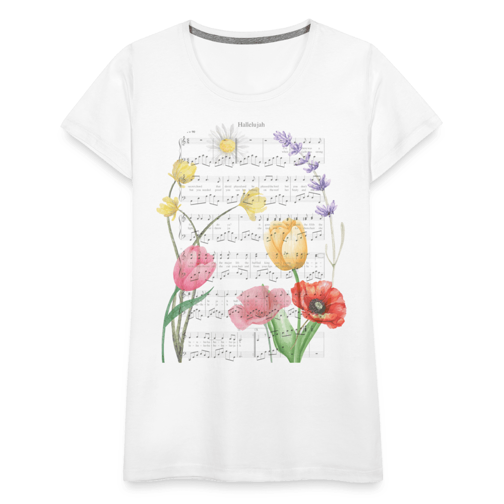 Hallelujah Spring Premium T-Shirt - Weiß