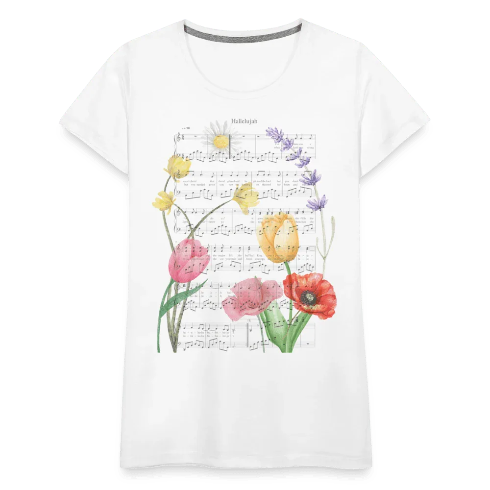 Hallelujah Spring Premium T-Shirt - Weiß