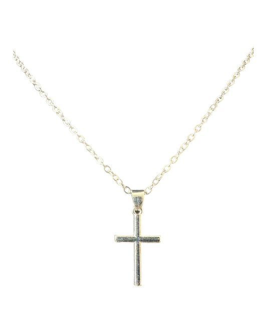 Halskette mit Kreuzanhänger silber - Katholisch-Shop